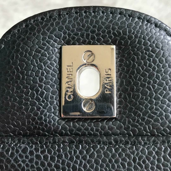 *SOLD*Chanel Classic Jumbo Single Flap Black Caviar Bag - Picture 8 of 16